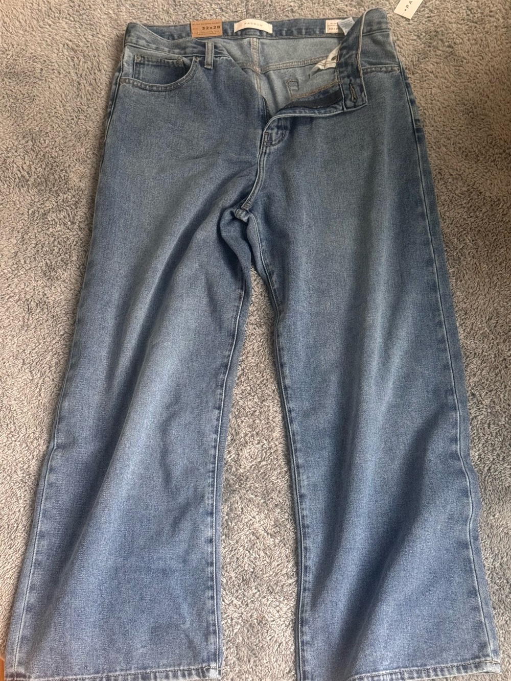 PacSun Women's Light Blue Flare Jeans